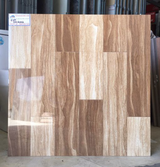 Gạch đá bóng kiếng vân gỗ 60x60
