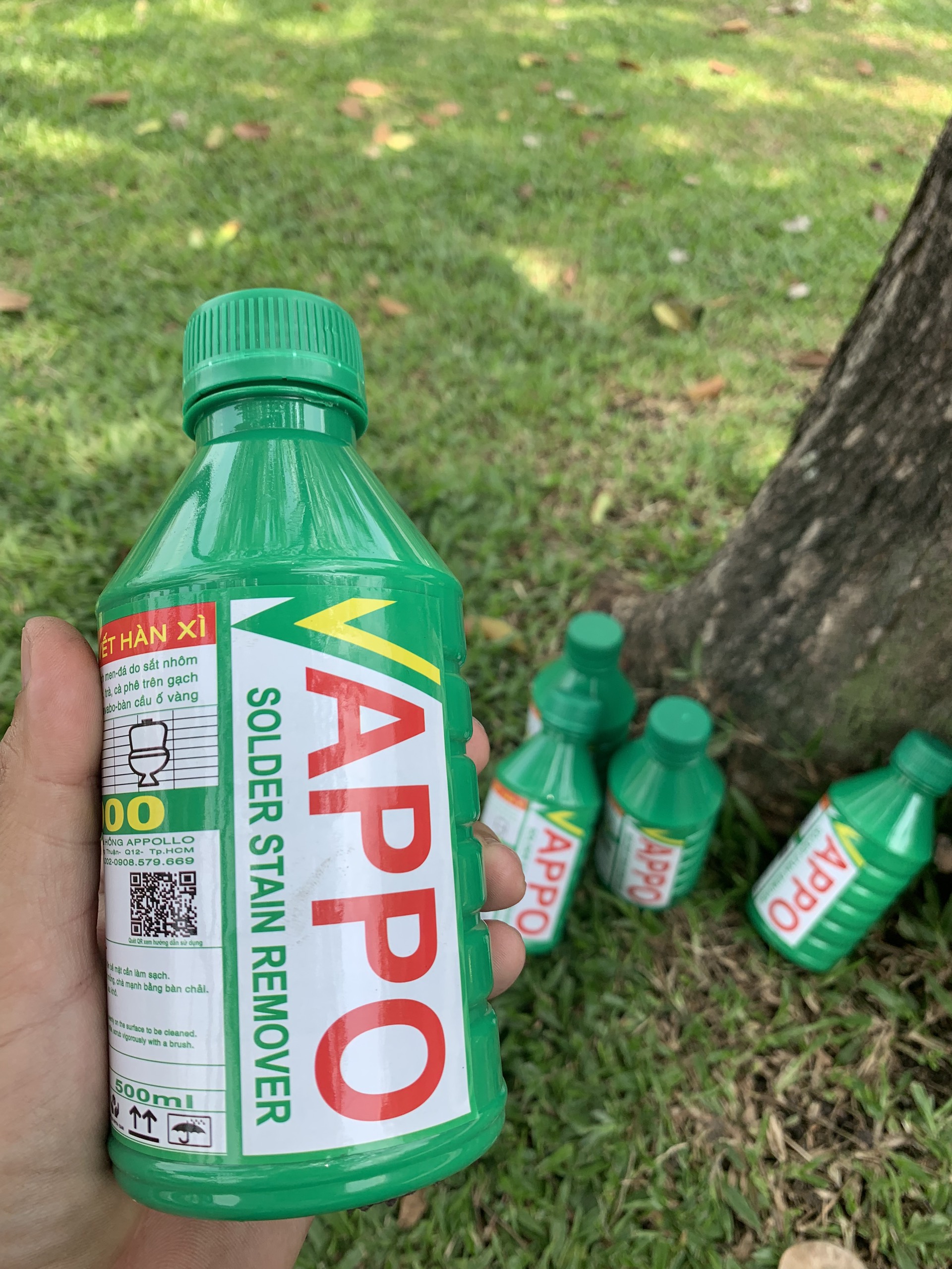 chất tẩy vết hàn xì trên gạch men appo SIÊU Chất tẩy vết hàn xì APPO, Chất tẩy vết hàn xì-han rỉ trên gạch men APPO SẠCH 99.9%